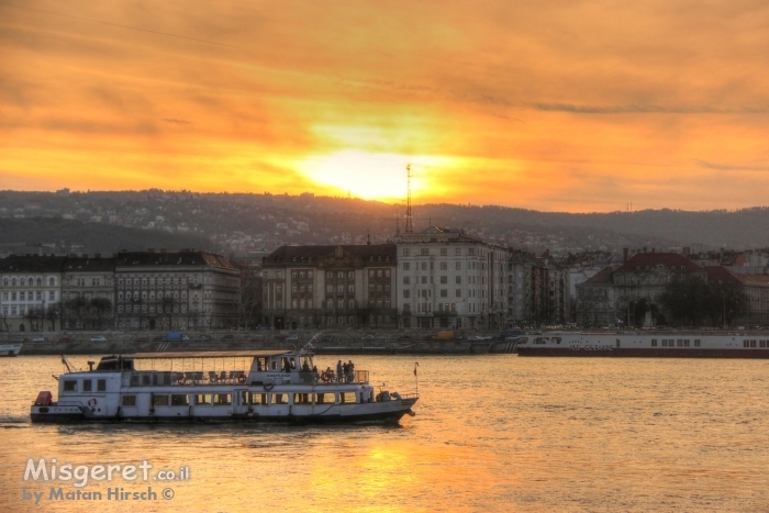 שקיעה בדנובה