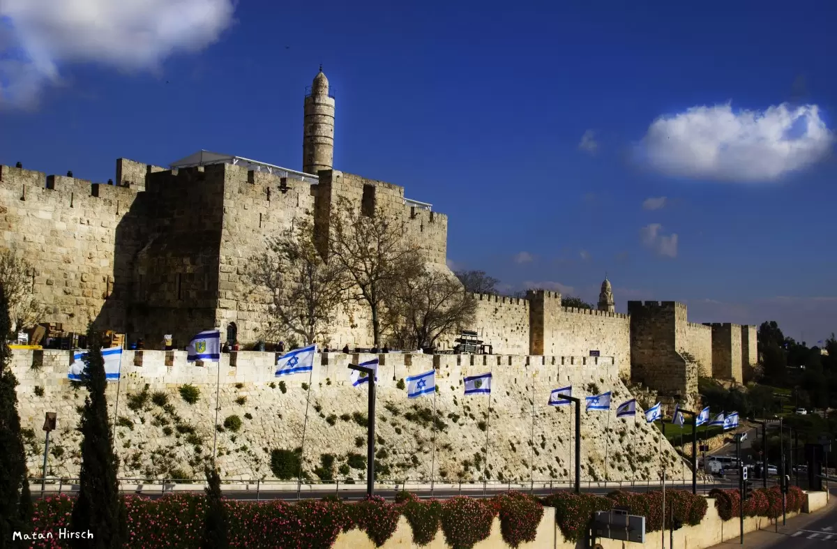 מגדל דוד והעיר העתיקה - מתן הירש -  - מק''ט: 380929
