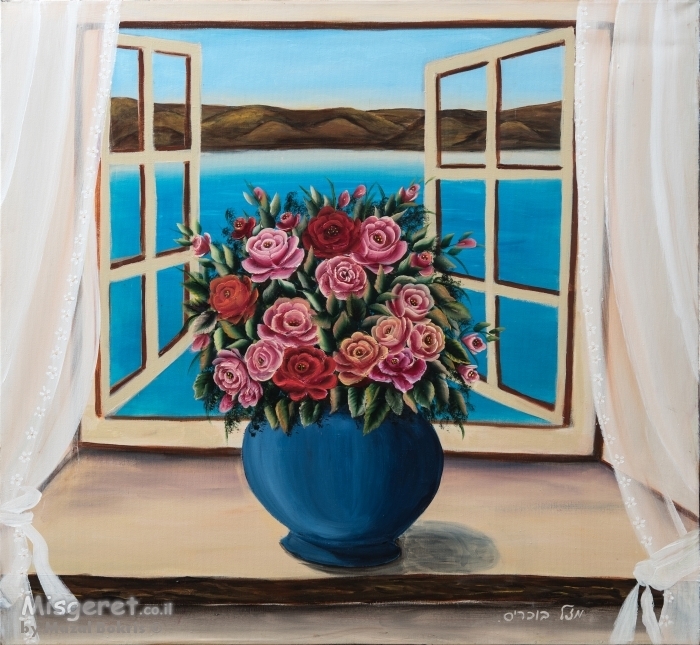 ורדים מול הכנרת