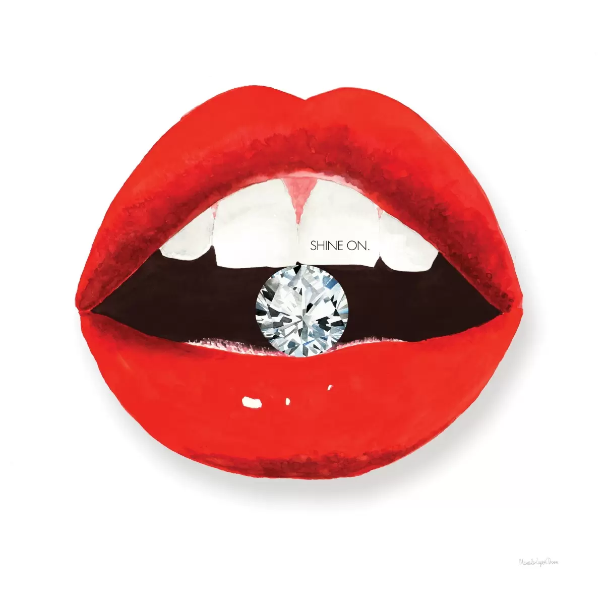 שפתיים חמות II - Mercedes Lopez Charro - תמונות רומנטיות לחדר שינה סטים בסגנון מודרני  - מק''ט: 364075