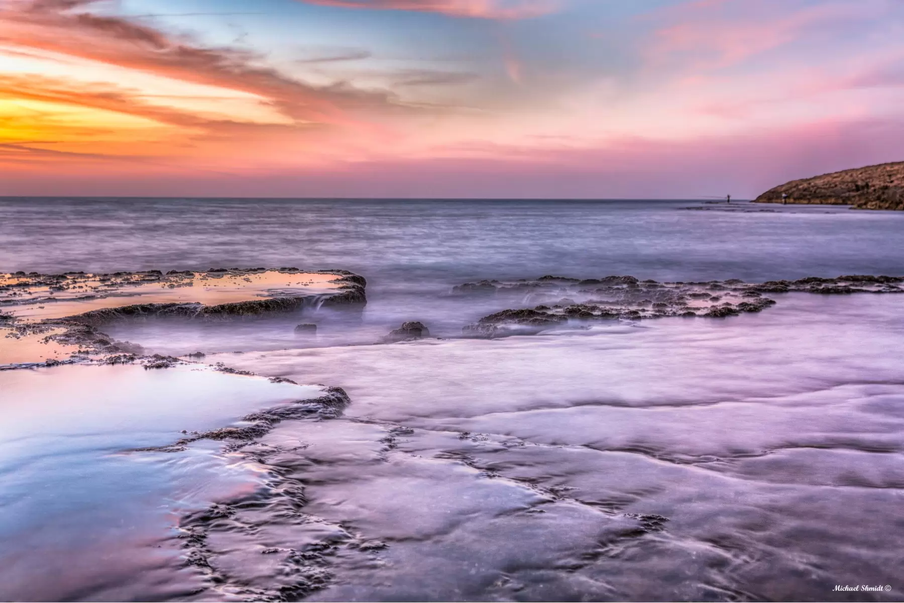 קשת צבעי הים - מיכאל שמידט - נופים יפים תמונות בחלקים  - מק''ט: 248411