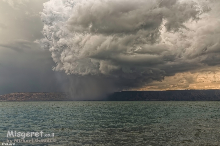 גשמי ברכה בכנרת