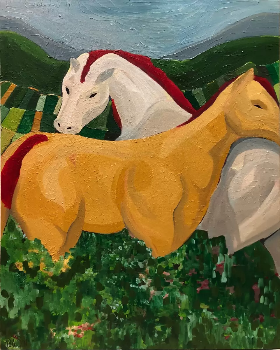 Healing  – MMB Art Studio | תמונה לסלון בסגנון כפרי