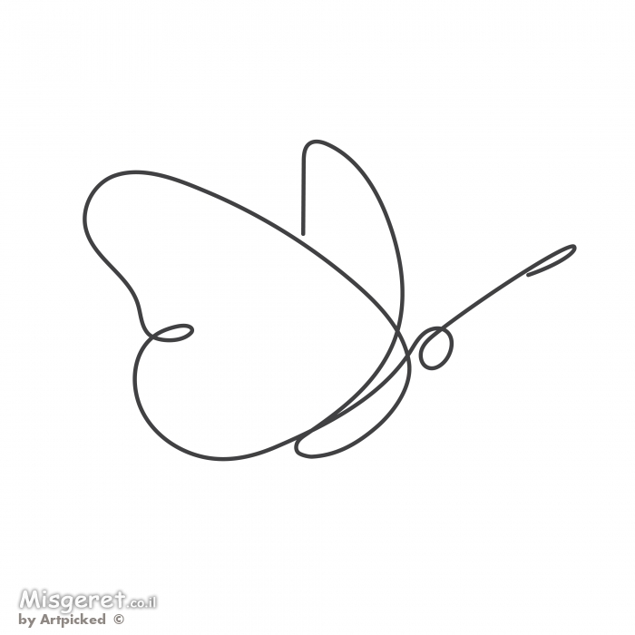 פרפר בקו אחד