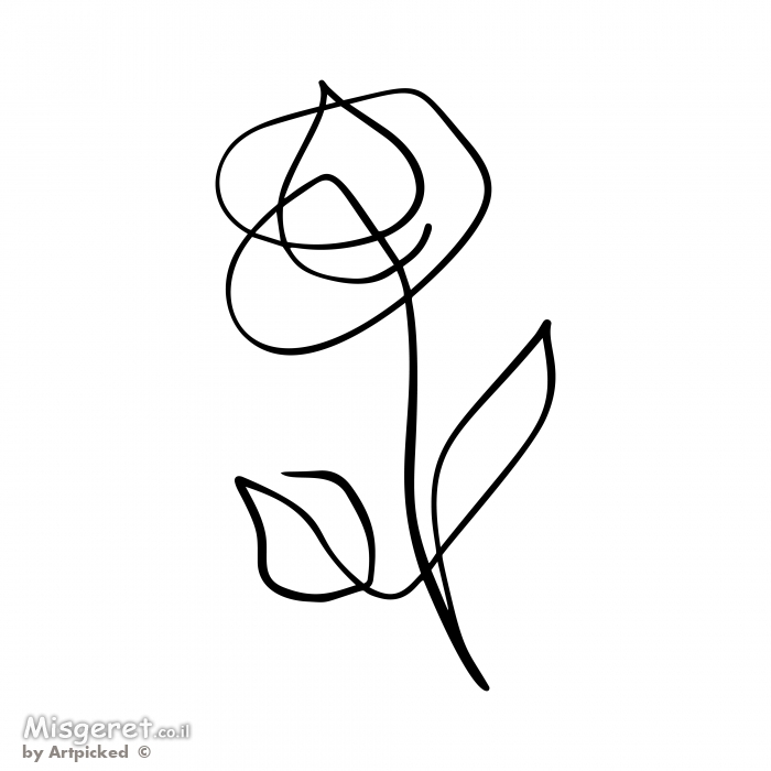 ורד בקו אחד