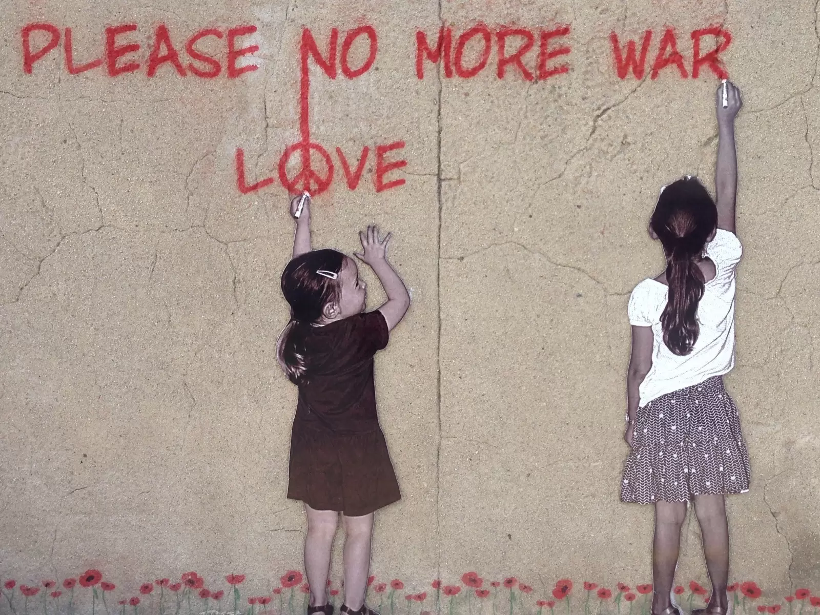 no more war - Artpicked - תמונות אורבניות לסלון אומנות רחוב גרפיטי ציורי קיר  - מק''ט: 333626