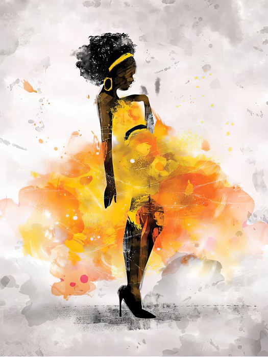 שלוש נשים בצבע I