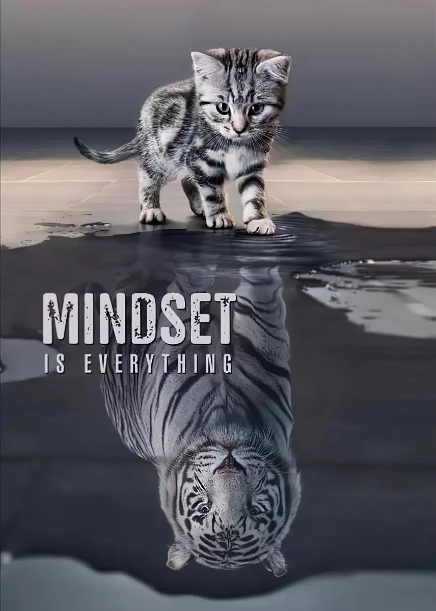 Mindset is Everything - Artpicked - תמונות לחדרי ילדים חדרי ילדים תמונות מודרניות 2023  - מק''ט: 440761