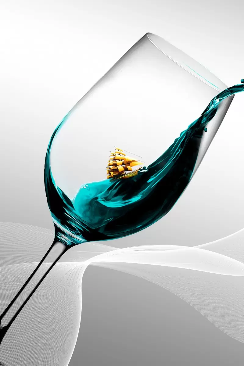 שלשיית יין להצלחה ושגשוג I - Artpicked - תמונות נורדיות מופשט מינימליסטי סטים בסגנון מודרני  - מק''ט: 440771
