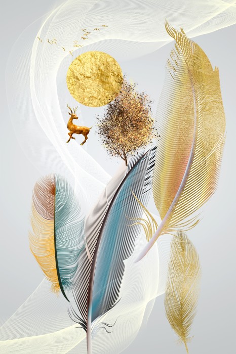 עלים בזהב מודרני I