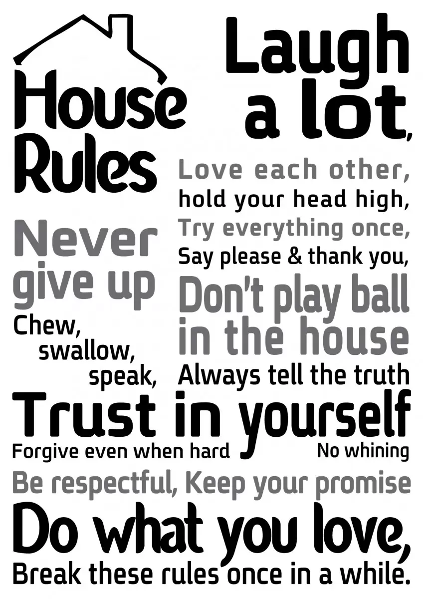 House Rules 2 – מסגרת עיצובים | תמונה לסלון בסגנון מודרני