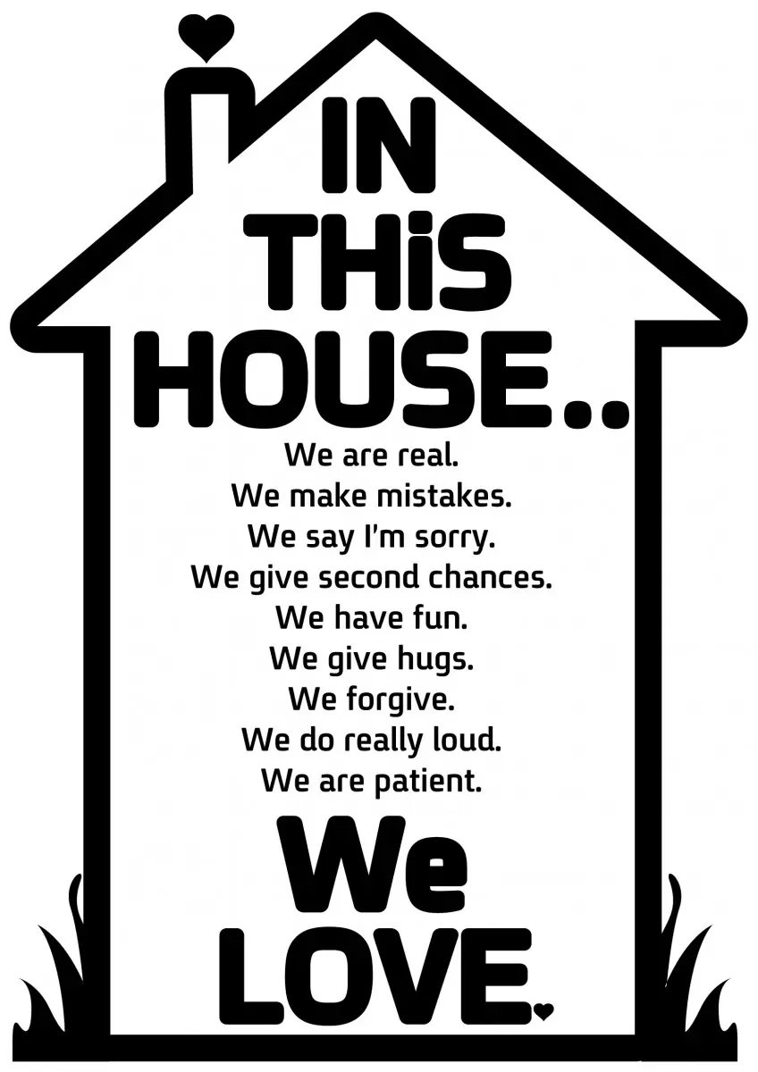 In This House 1 – מסגרת עיצובים | תמונה לסלון בסגנון מודרני