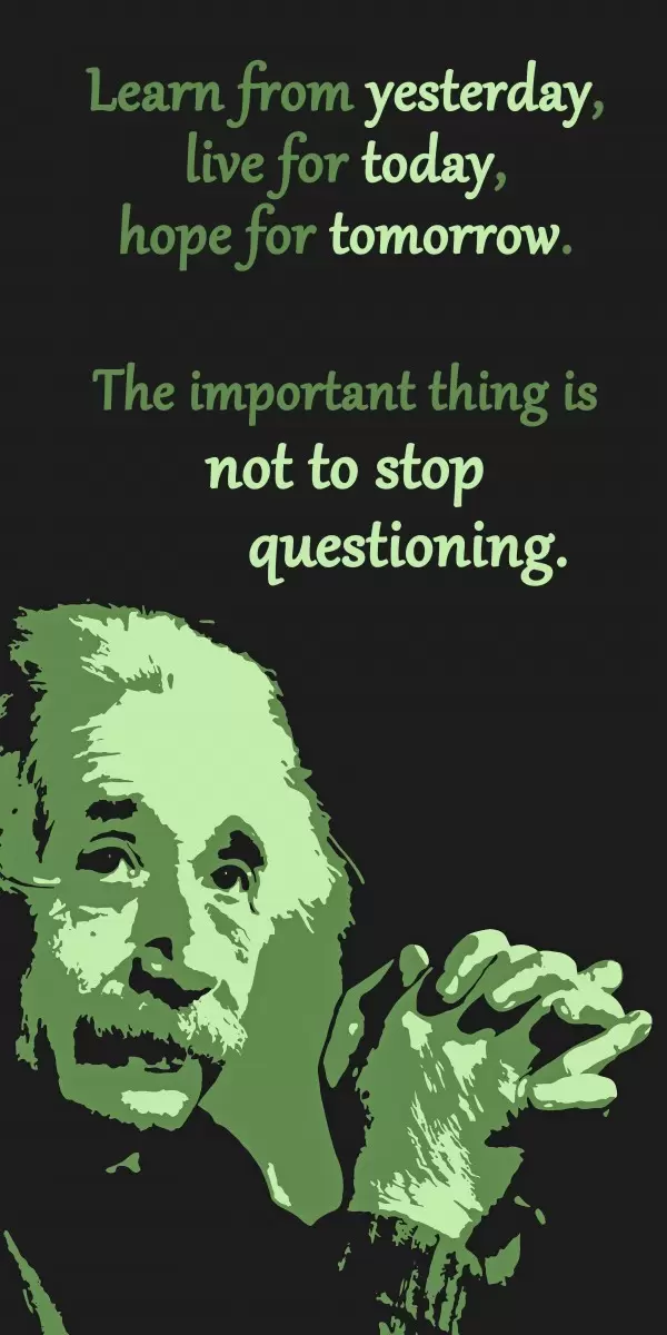 Albert Einstein Quote - מסגרת עיצובים - תמונות לחדר שינה נוער טיפוגרפיה דקורטיבית  - מק''ט: 240819