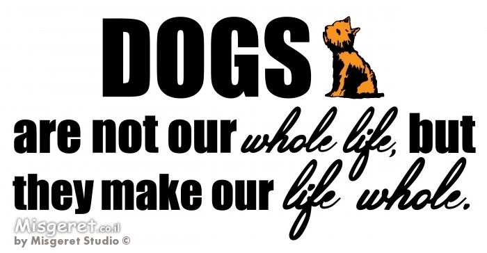 Dogs are our life