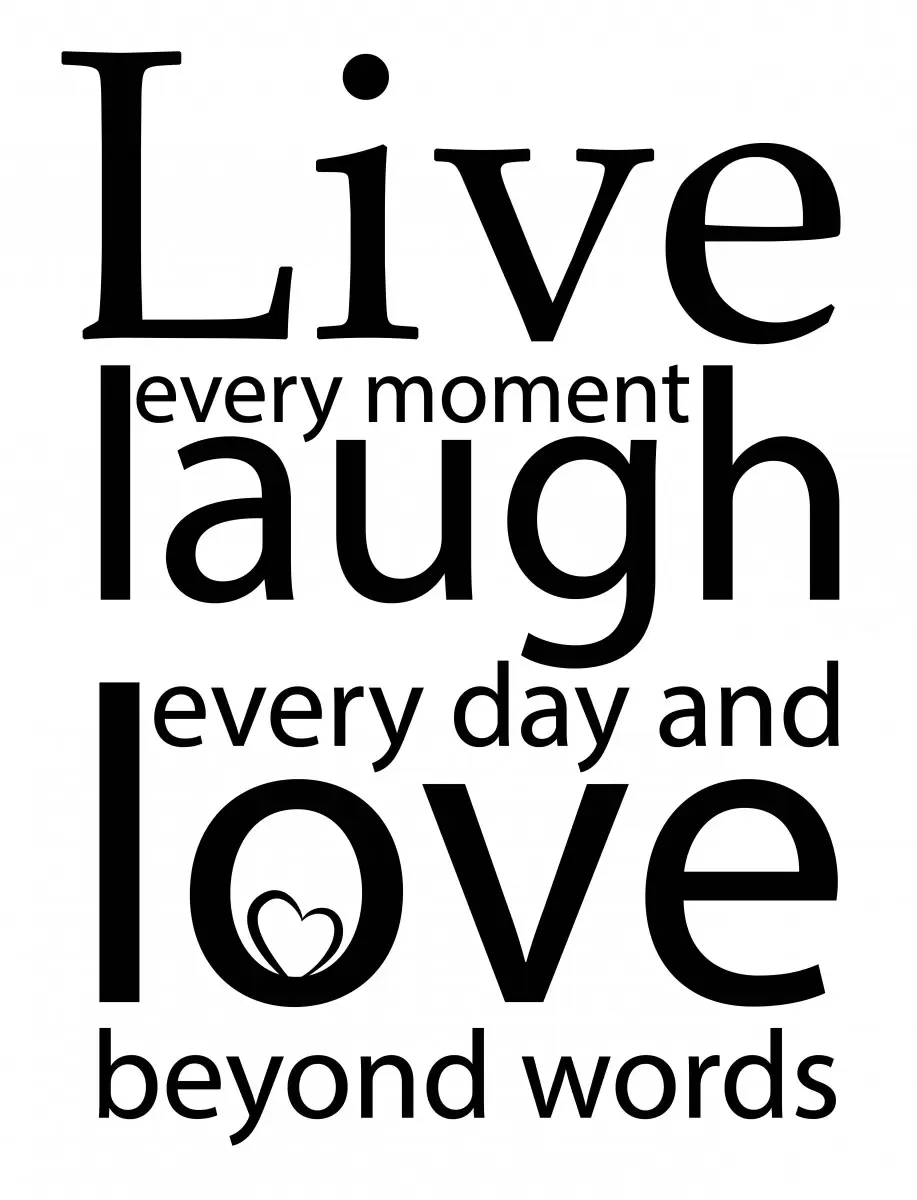 Live every moment – מסגרת עיצובים | תמונה לסלון בסגנון מודרני