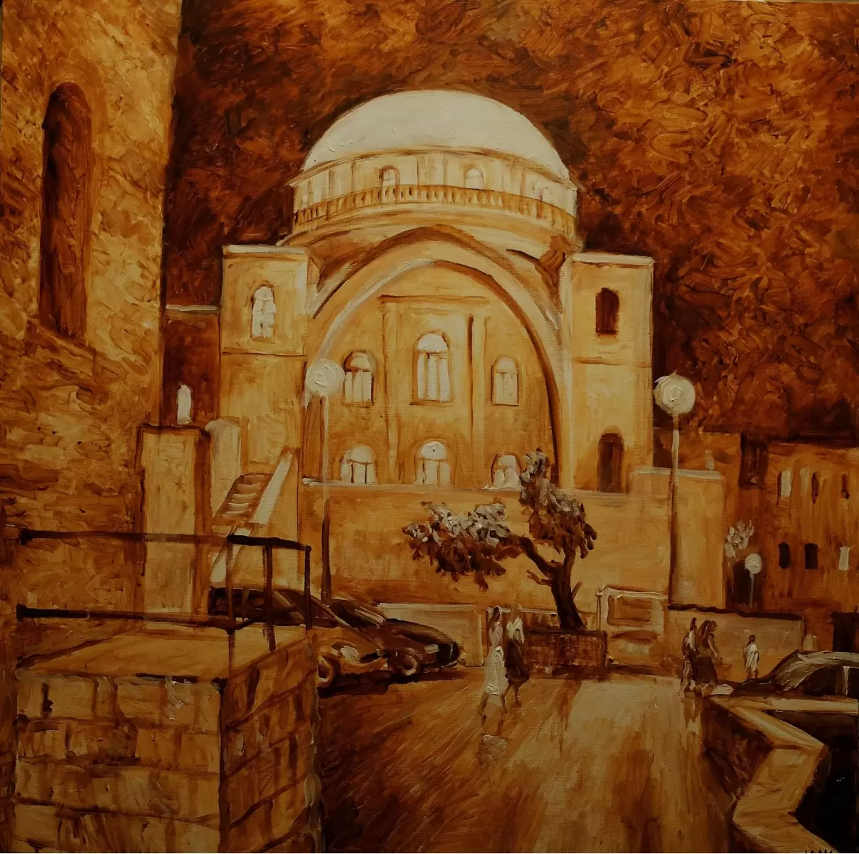 בית הכנסת החורבה - שמואל מושניק -  - מק''ט: 330978