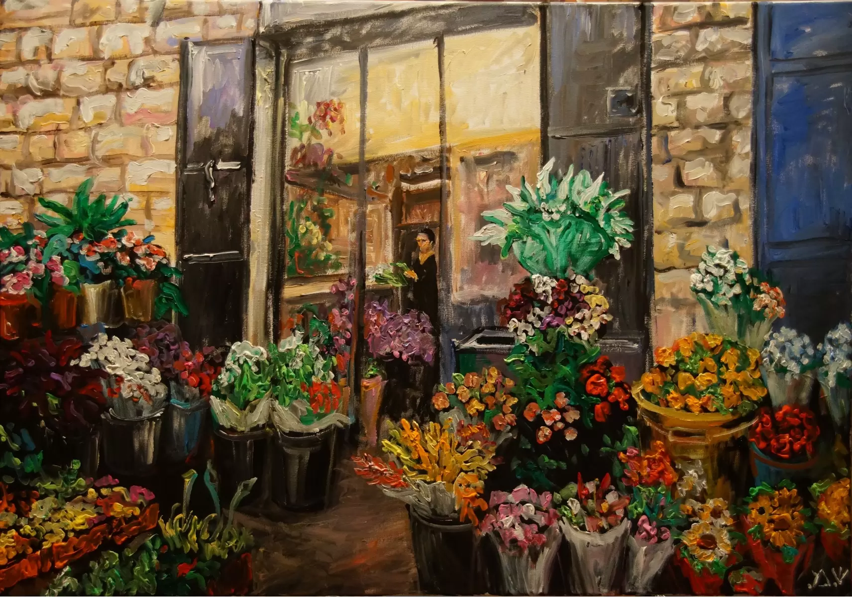 חנות פרחים בירושלים - שמואל מושניק -  - מק''ט: 331750