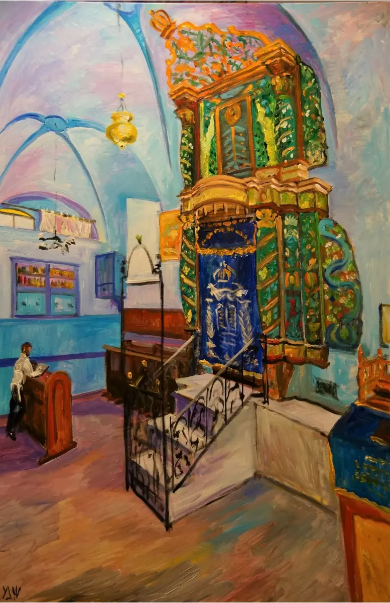 בית הכנסת הארי בצפת - שמואל מושניק -  - מק''ט: 332071