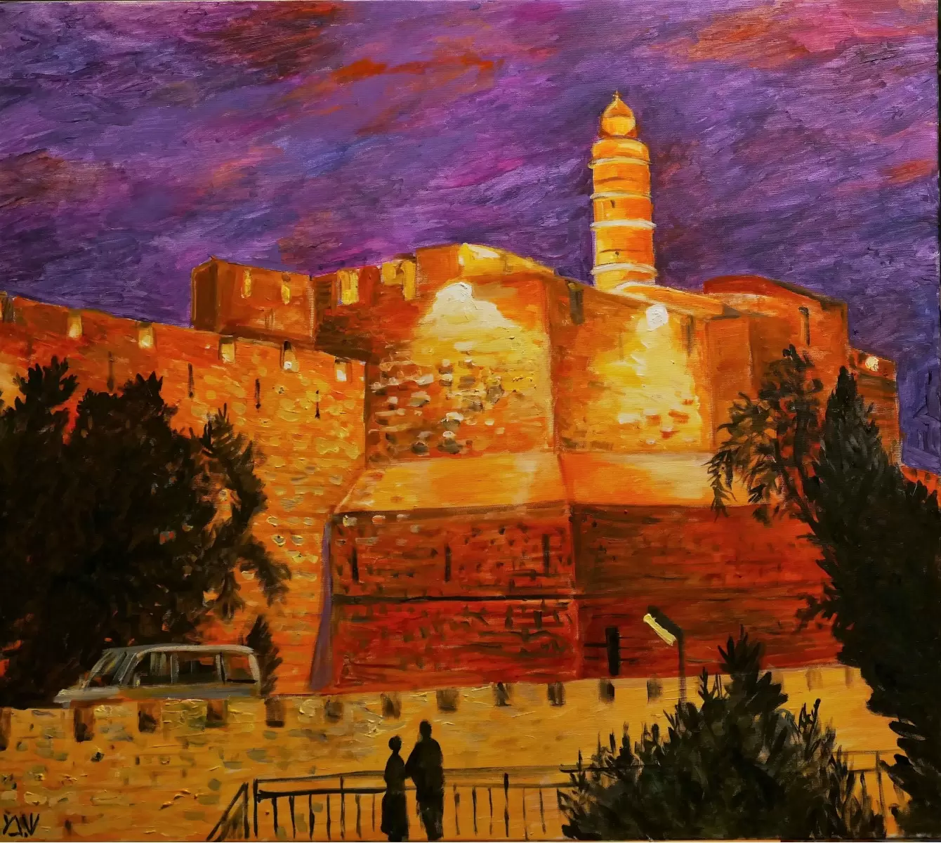 לילה על מגדל דוד - שמואל מושניק -  - מק''ט: 332228