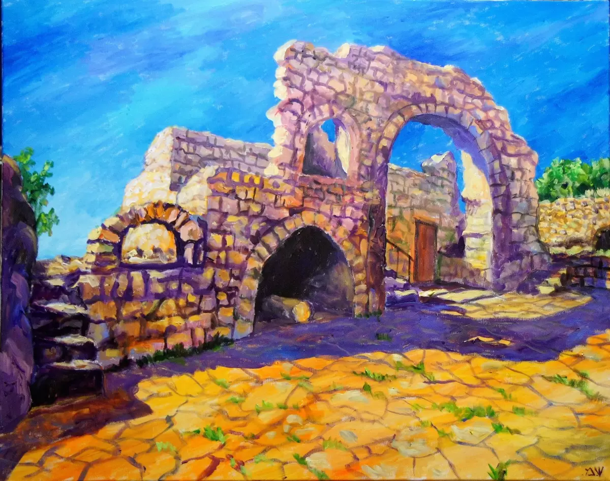 קבר ישי ורות בתל חברון - שמואל מושניק -  - מק''ט: 351024