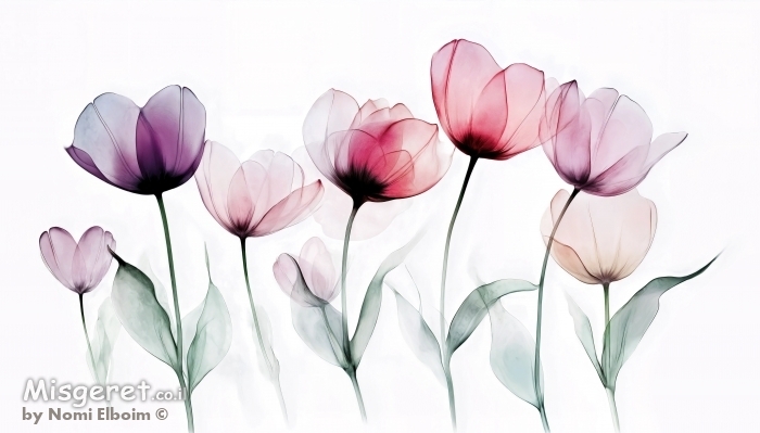 צבעונים שקופים