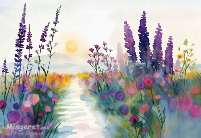 שביל פריחת לבנדר