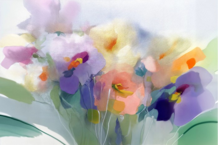 פרחים אבסטרקט