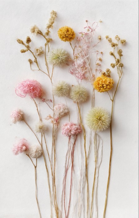 אוסף פרחים מיובשים