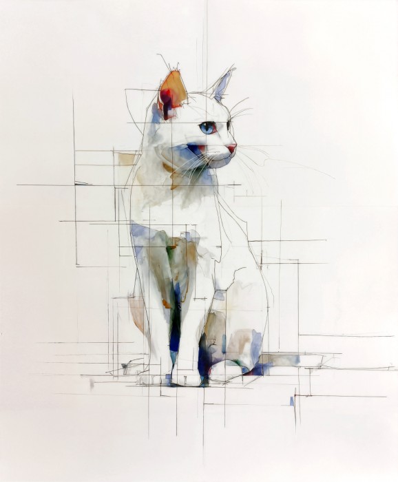 חתול בקווים