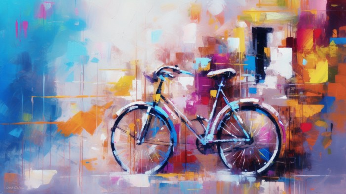 אופניים בגרפיטי