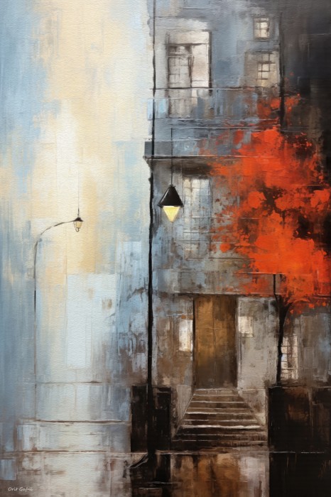 פנס בקרן רחוב