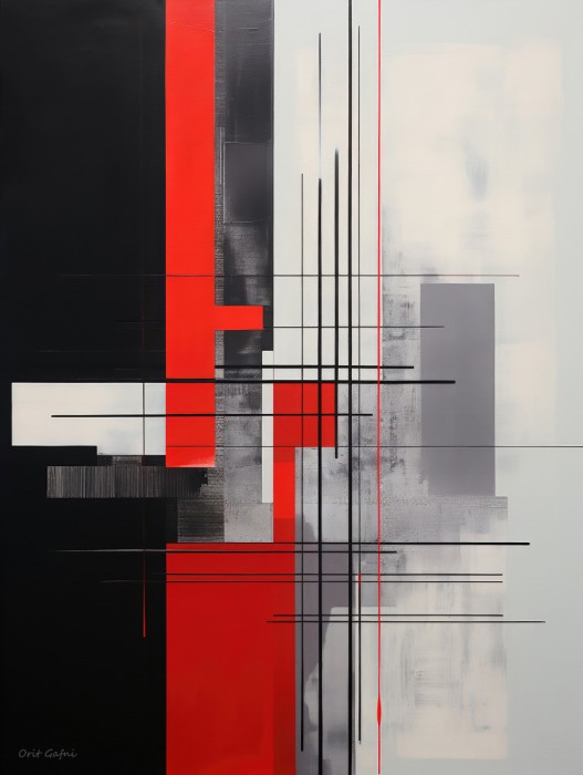 קומפוזיציה בשלושה צבעים