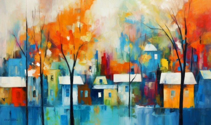 לגור בתוך ציור