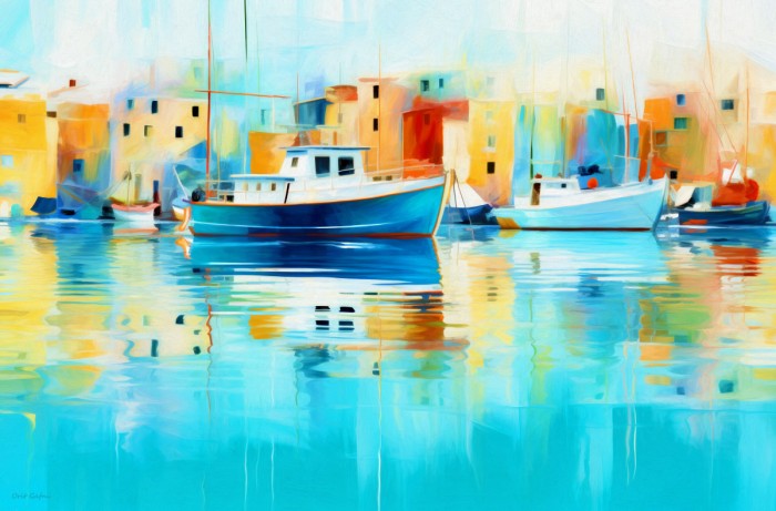 חגיגת צבעים בנמל