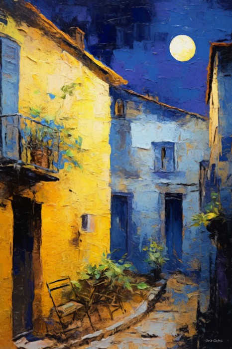 פינת רחוב לאור הירח