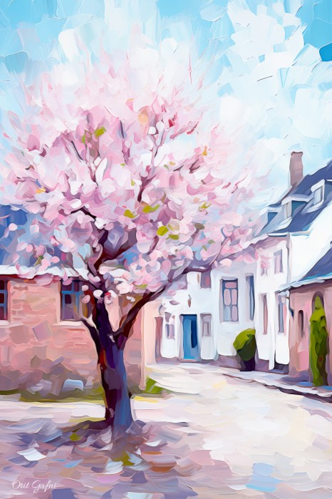 פריחה בלב הכפר