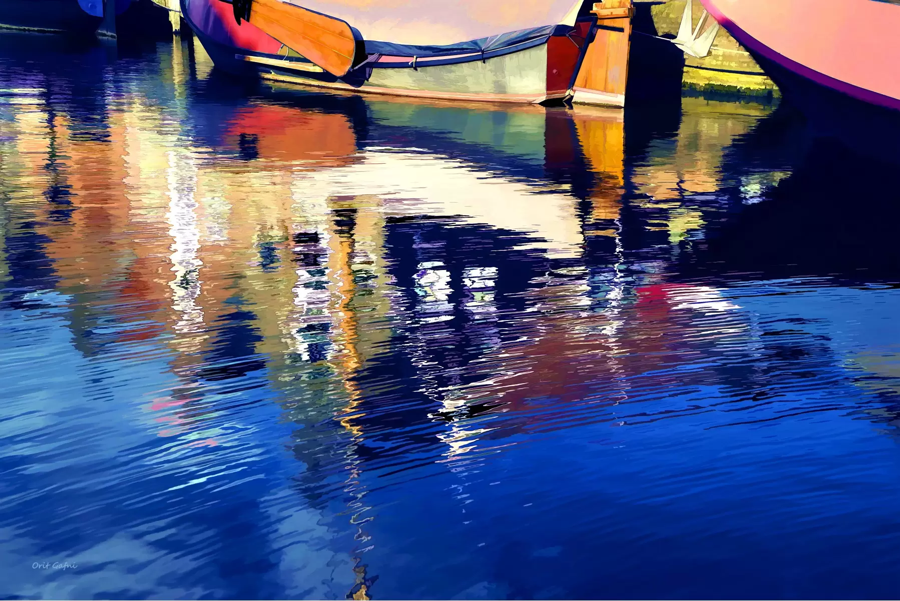 סירות מציירות - אורית גפני -  - מק''ט: 316403