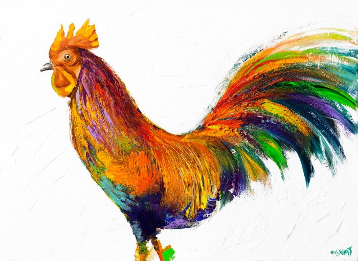 הנה מגיע התרנגול