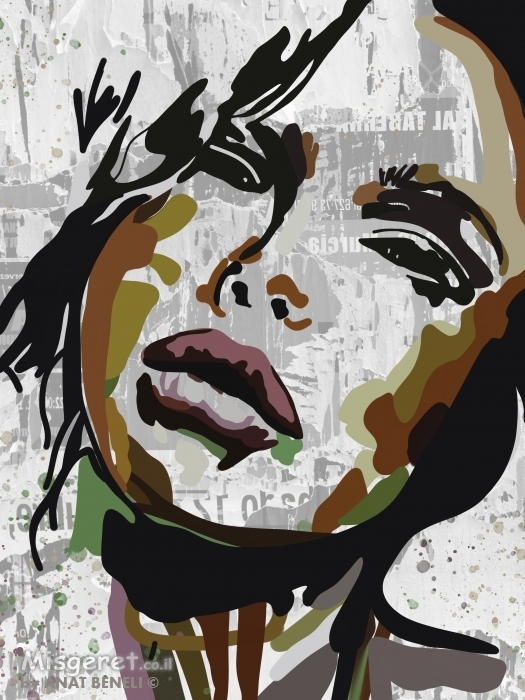 אישה בצבעים 