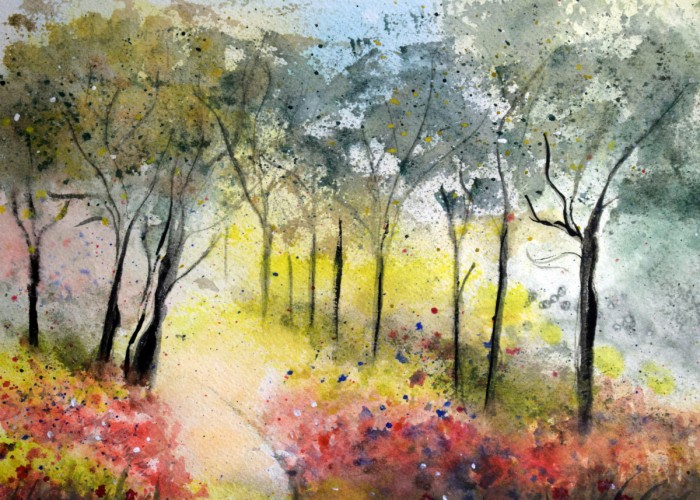 פריחה בשדרה