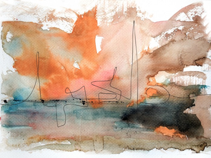 ים תחת שמיים סוערים