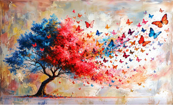 לעוף בצבעים