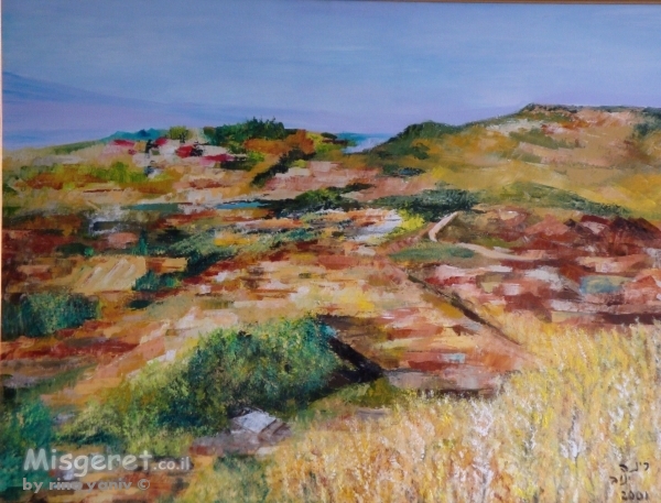 נוף קיצי בגליל העליון