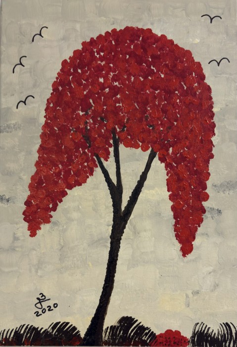 פריחה אדומה