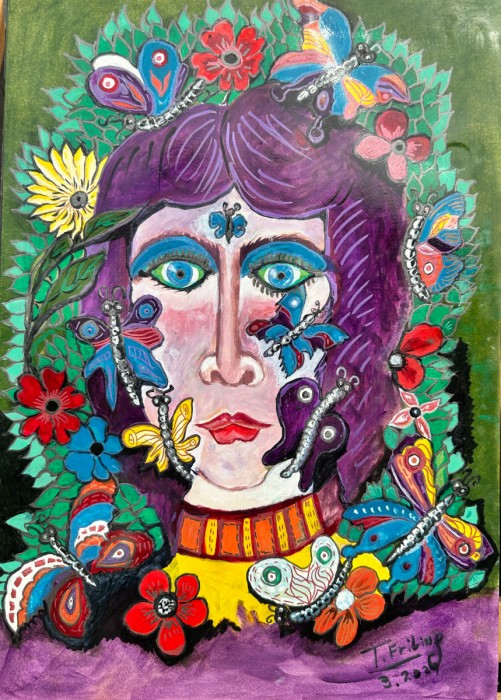 מלכת הפרפרים והפרחים