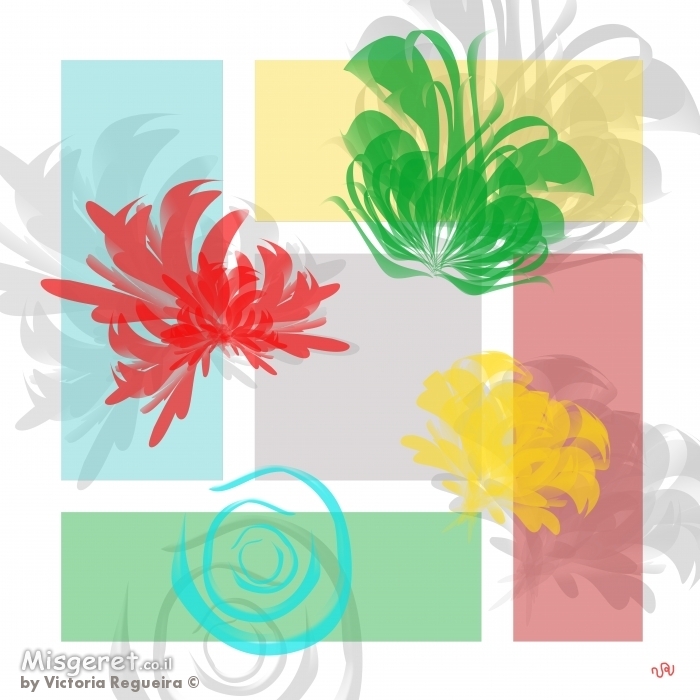 פרחים עדינים