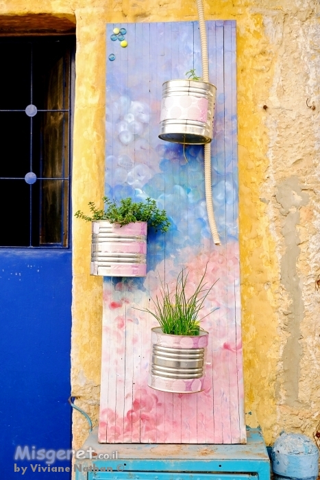 שער עם צמחים