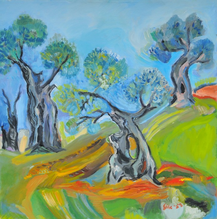 עצי זית בעמק