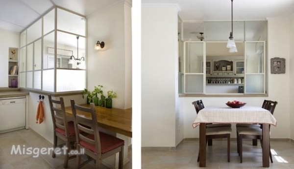 פינת אוכל ודלפק מטבח