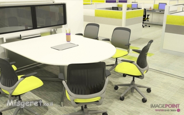 עיצוב חדר ישיבות להייטק